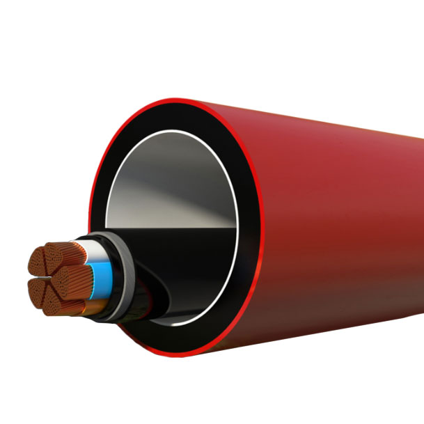 Полимерная труба ПЭС с твердой смазкой, для низковольтных кабельных линий