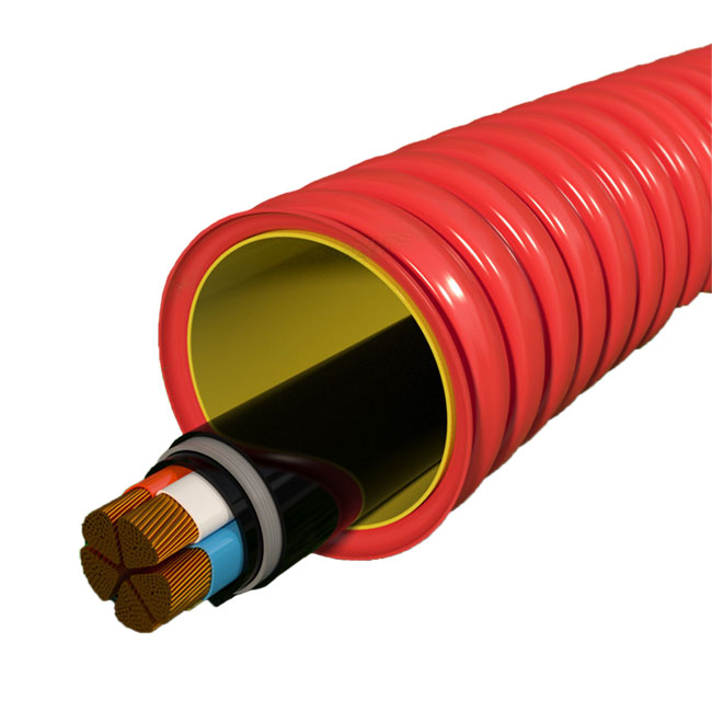 Труба для прокладки кабеля купить. ПНД гофра для прокладки кабеля в земле d100. Труба электропайп 110. ПНД труба 110 для кабеля в земле. Трубы Электрокор 110м.