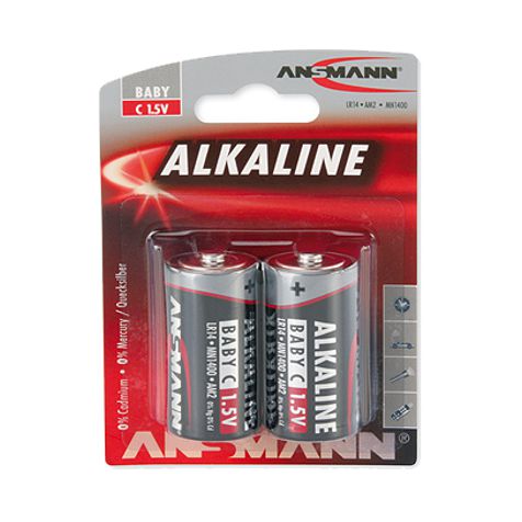 Щелочная батарейка Alkaline C Blister-2  — цена и фото