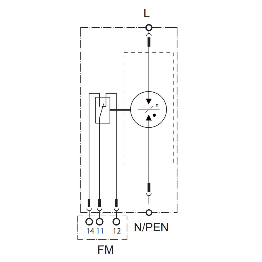 Схема подключения УЗИП CT-T1+2/1+0-350FM.jpg