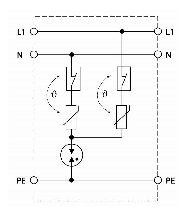 Подключение УЗИП EnerPro 120CG/10kA 